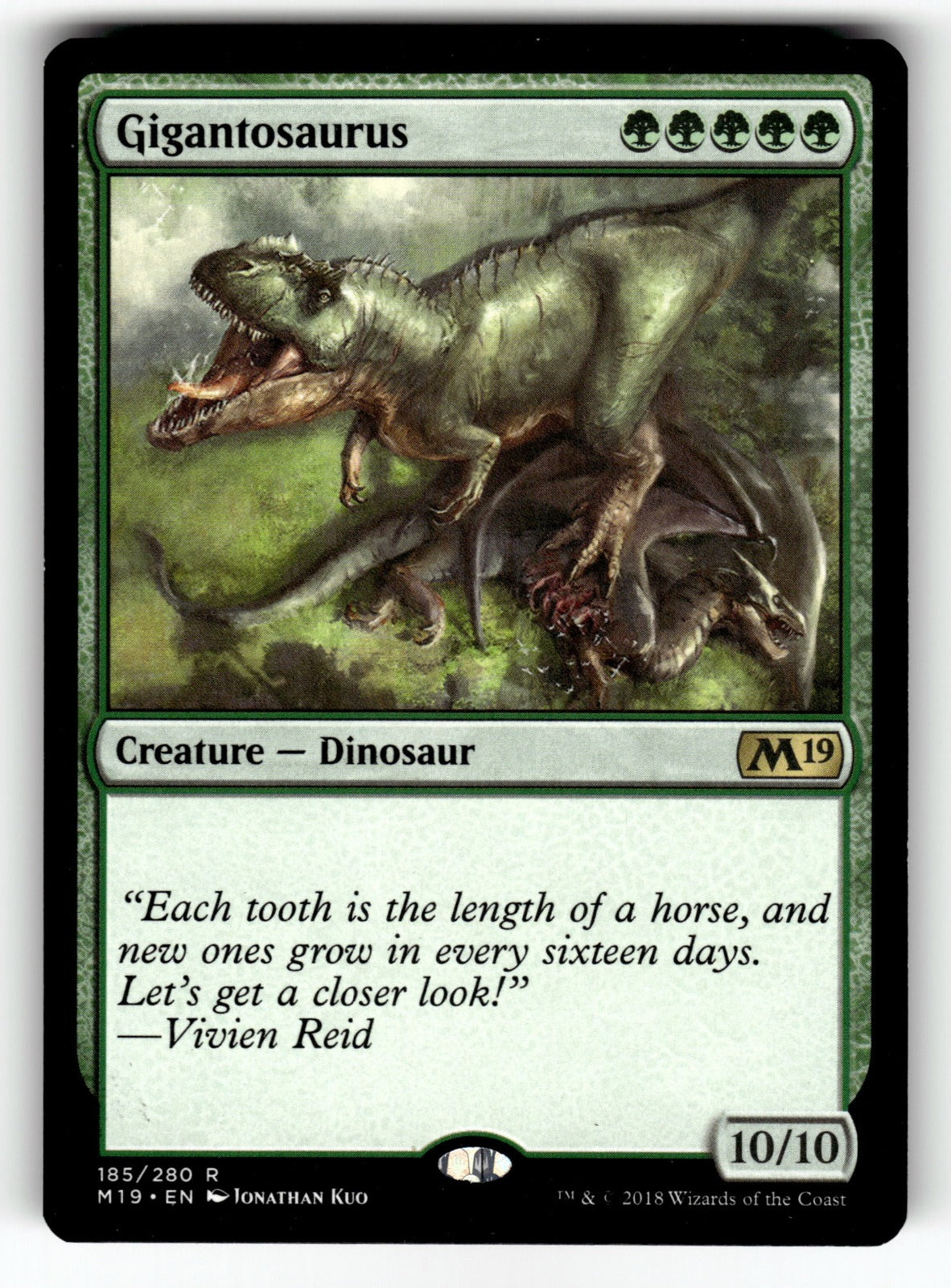 Gigantosaurus – 185 M19: Core Set 2019 R LP