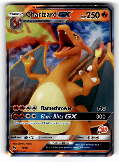 Charizard GX – 9/68 HIF: Hidden Fates Ultra Rare Holo LP