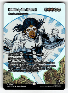 Monica, the Marvel - Aurelia, the Warleader (Borderless) – 86 MAR: Marvel Universe Eternal-Legal M Foil NM