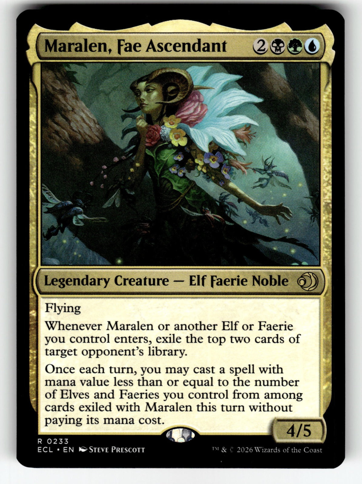 Maralen, Fae Ascendant – 233 ECL: Lorwyn Eclipsed R NM