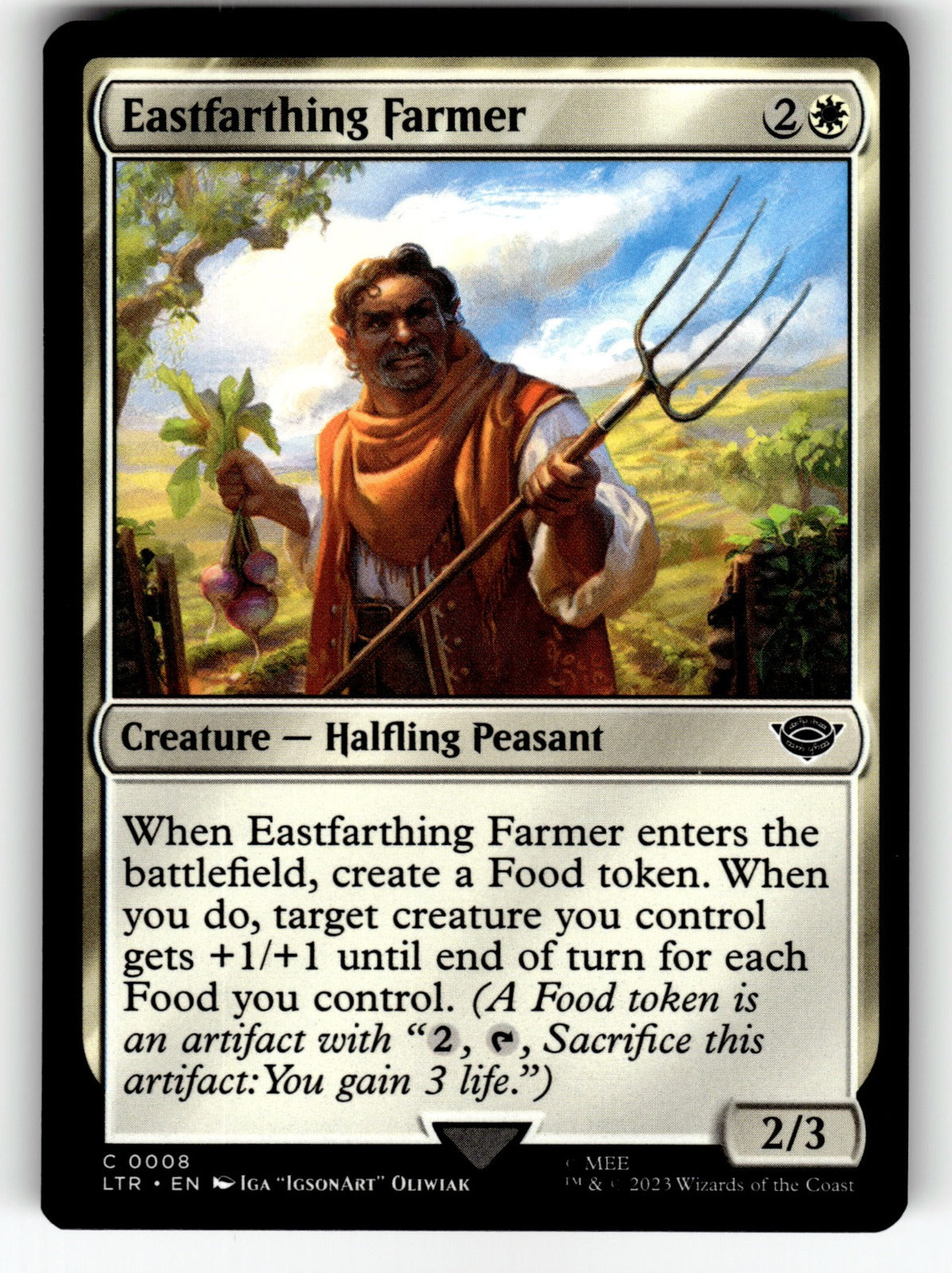 Eastfarthing Farmer – 8 LTR: Universes Beyond: The Lord of the Rings: Tales of Middle-earth C NM