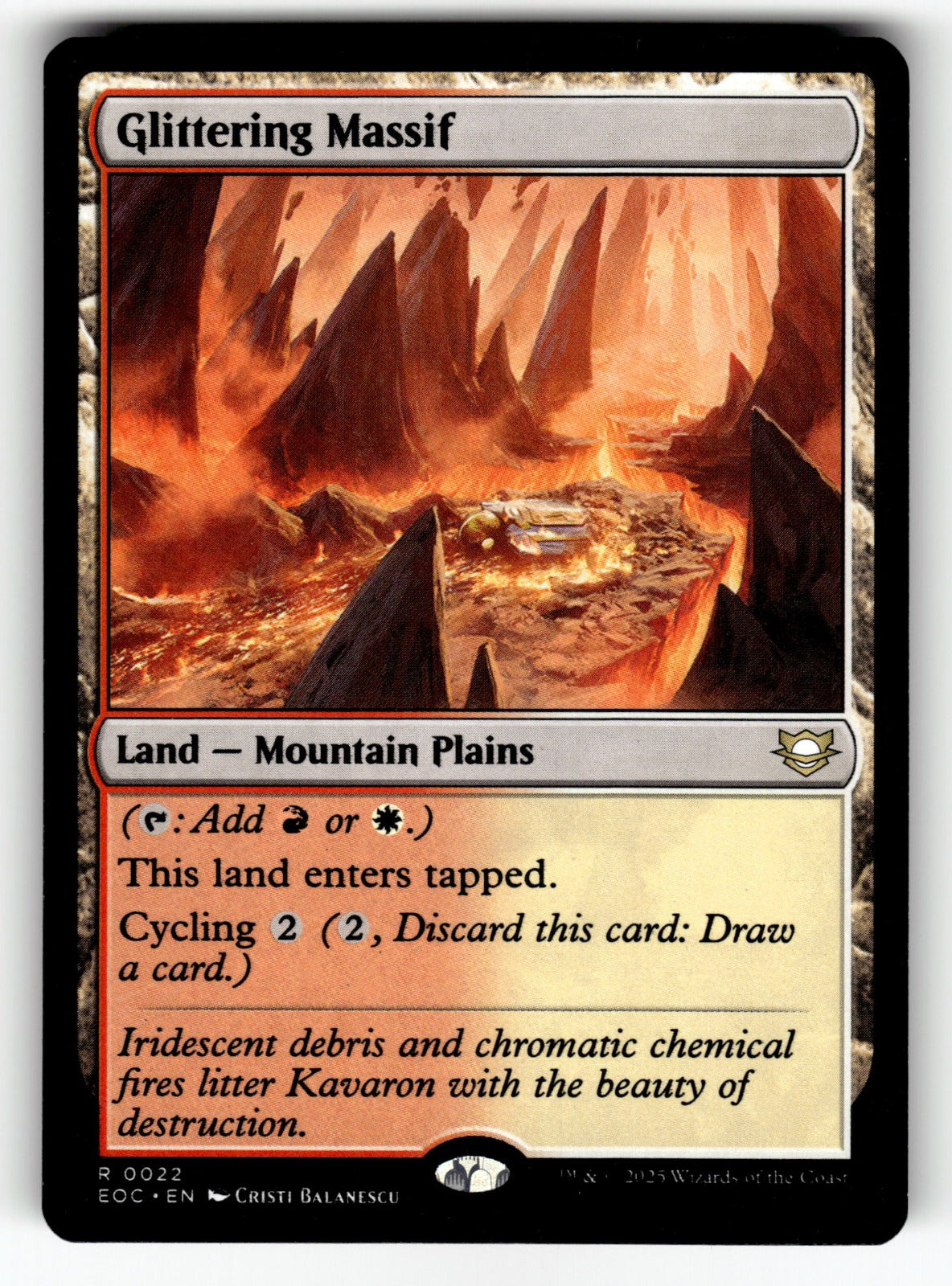 Glittering Massif – 22 EOC: Commander: Edge of Eternities R LP