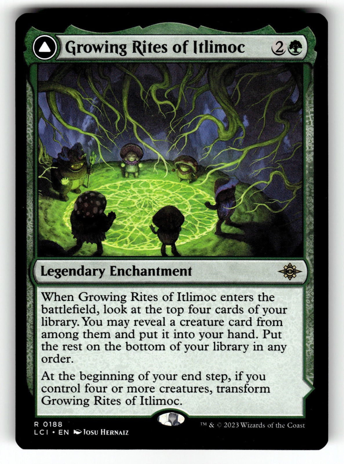 Growing Rites of Itlimoc – 188 LCI: The Lost Caverns of Ixalan R NM