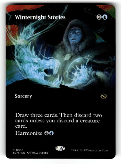 Winternight Stories (Borderless) – 336 TDM: Tarkir: Dragonstorm R NM