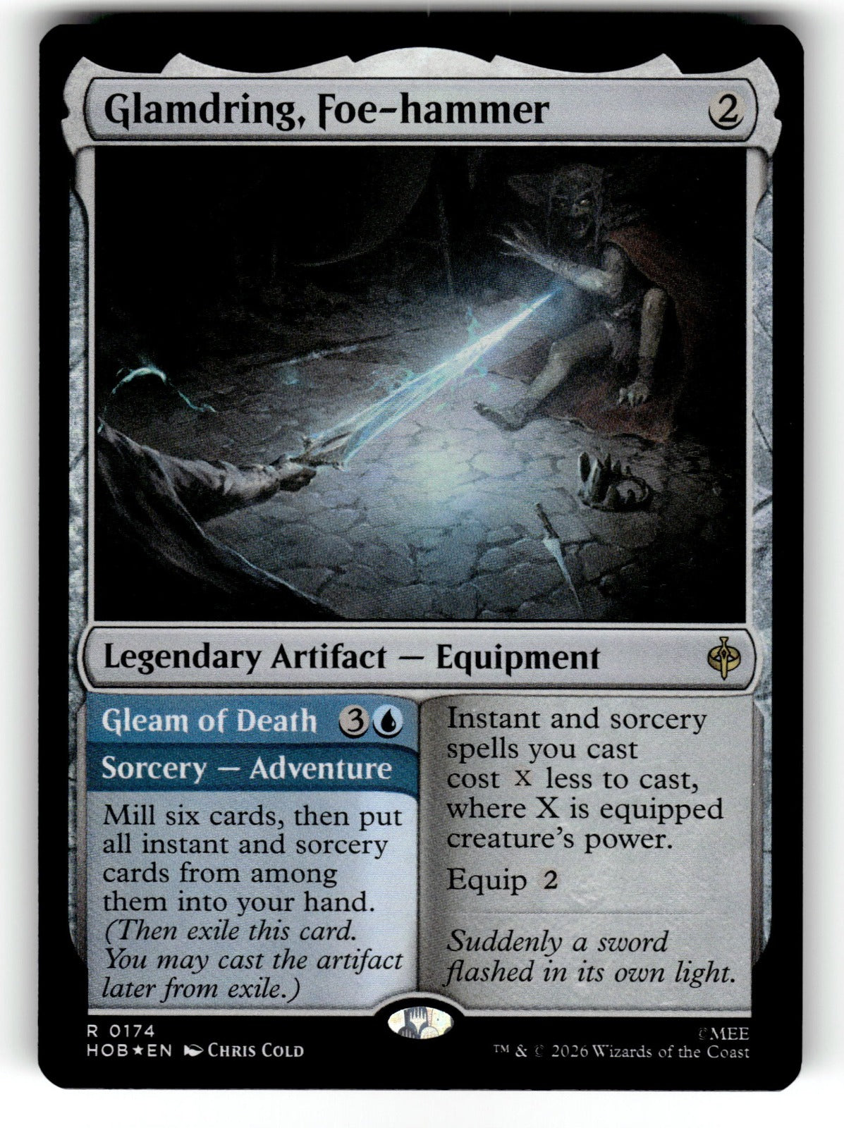 Glamdring, Foe-hammer – 174 HOB: The Hobbit R Foil NM