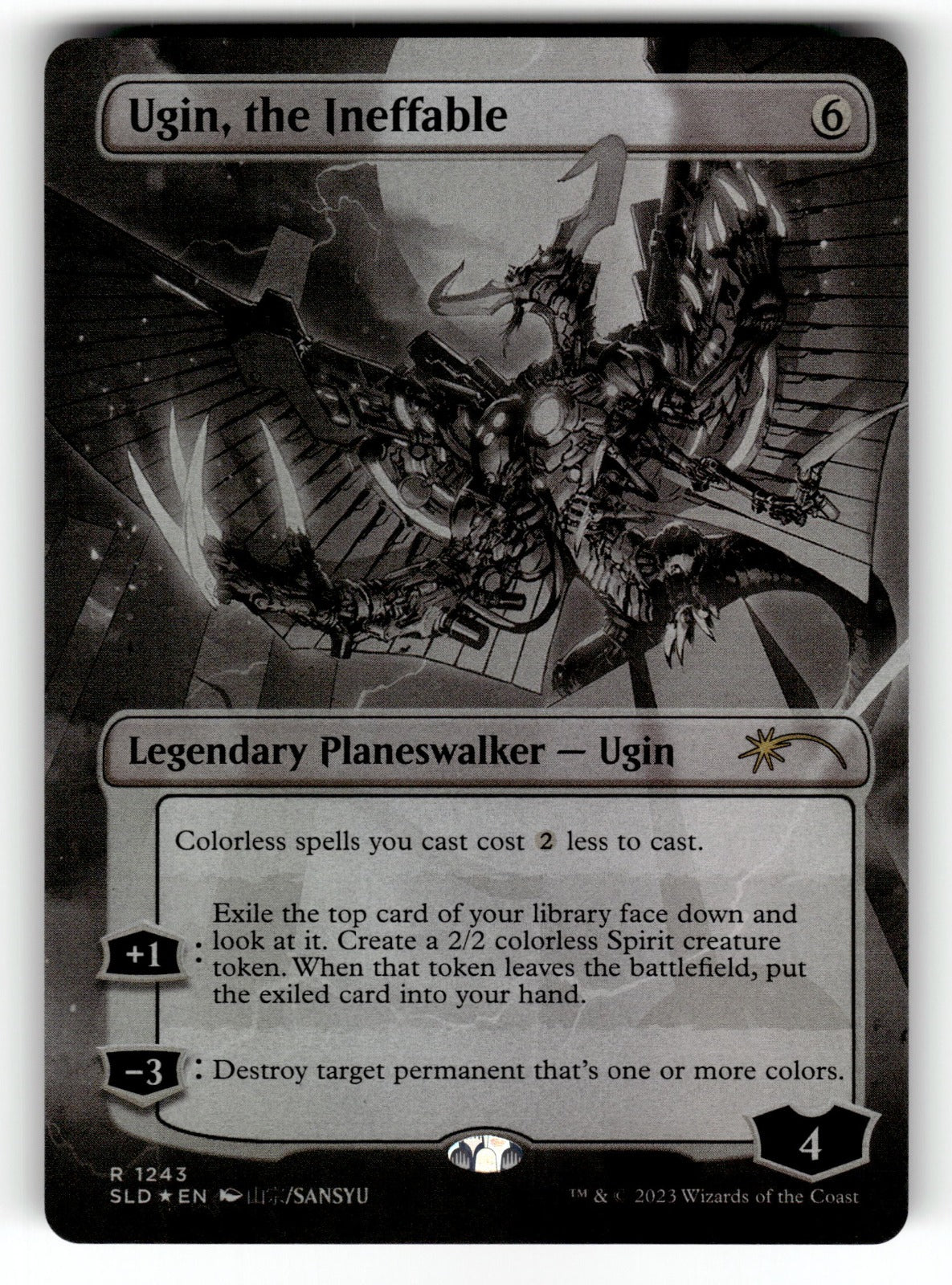 Ugin, the Ineffable (Borderless) – 1243 SLD: Secret Lair Drop Series R Foil NM