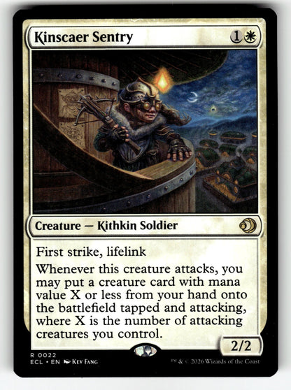 Kinscaer Sentry – 22 ECL: Lorwyn Eclipsed R NM