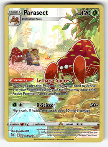 Parasect – TG01/TG30 SWSH11: TG: SWSH11: Lost Origin Trainer Gallery Ultra Rare Holo LP