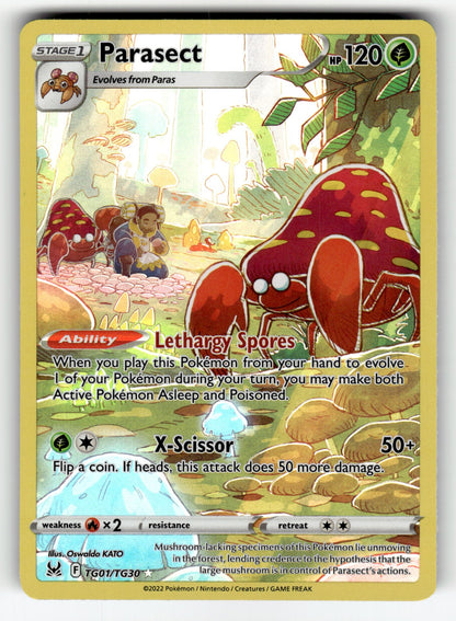 Parasect – TG01/TG30 SWSH11: TG: SWSH11: Lost Origin Trainer Gallery Ultra Rare Holo LP