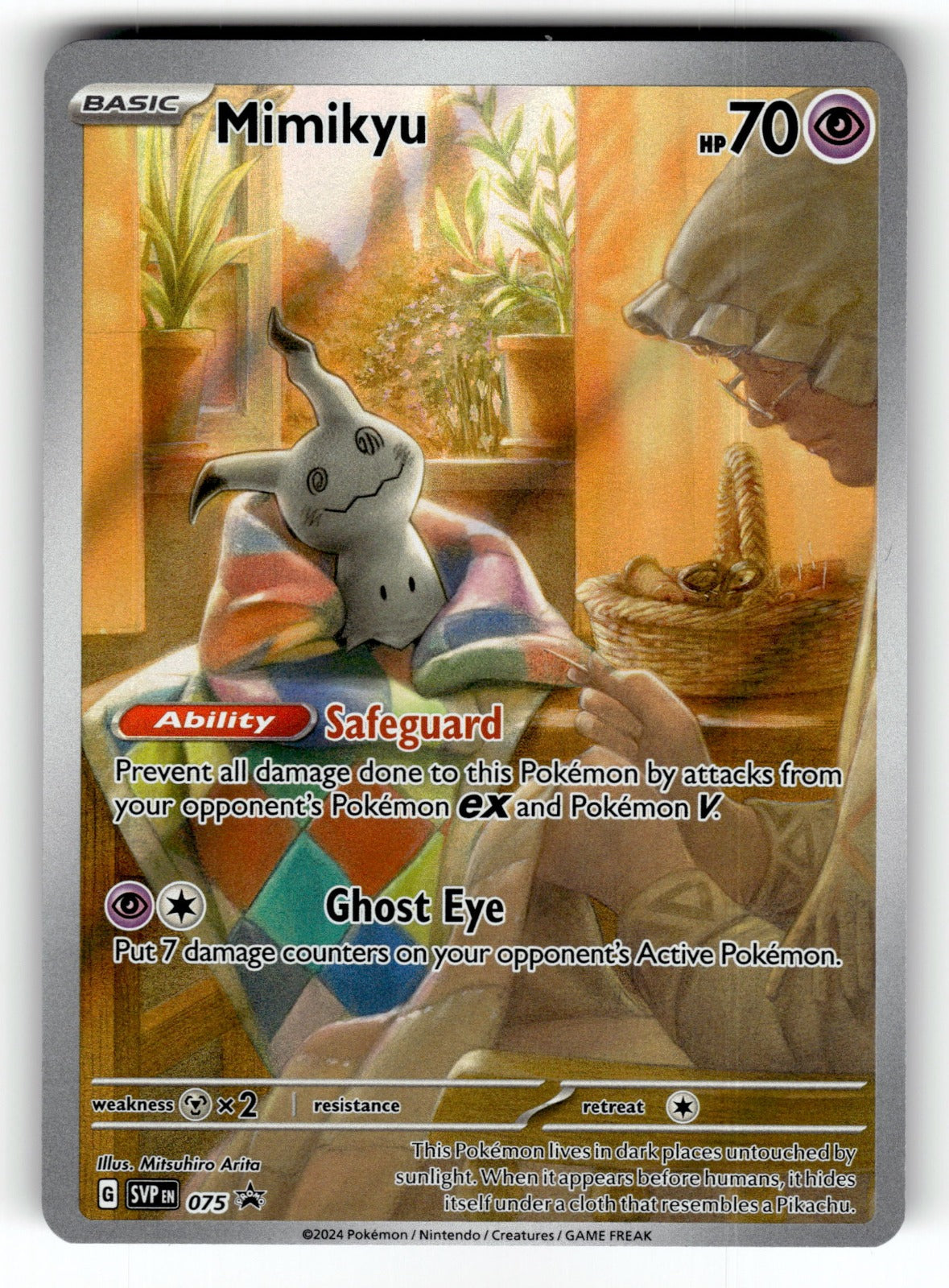 Mimikyu – 075 SVP: SV: Scarlet & Violet Promo Cards Promo Holo NM