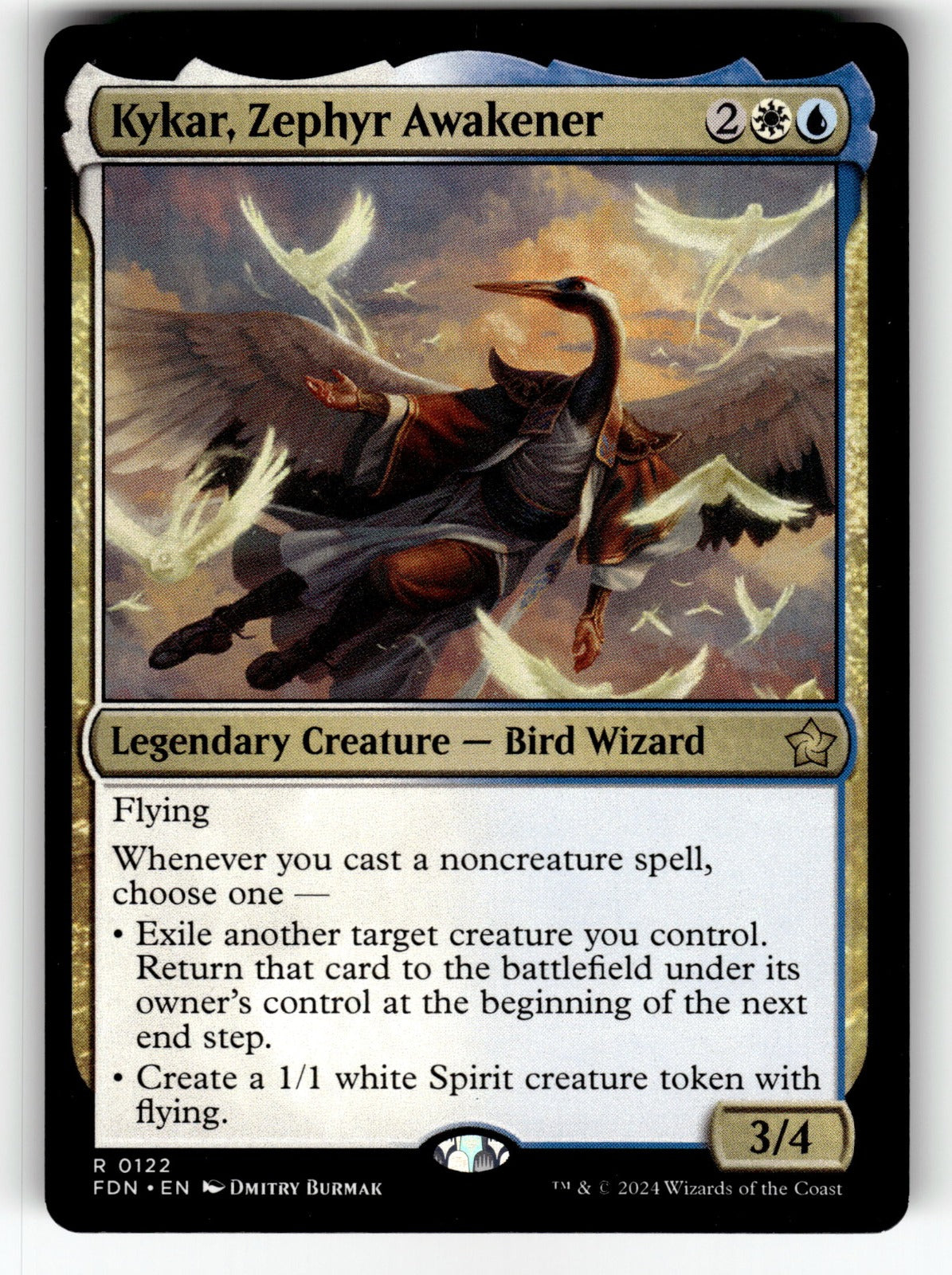 Kykar, Zephyr Awakener – 122 FDN: Foundations R NM