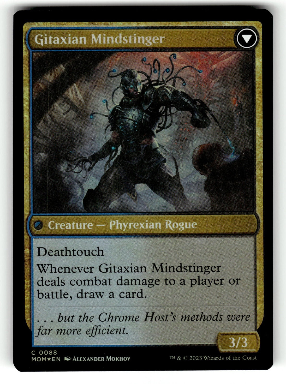 Aetherblade Agent – 88 MOM: March of the Machine C Foil NM (Back)
