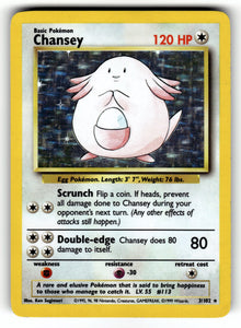 Chansey – 003/102 BS: Base Set Holo Rare HoloNM