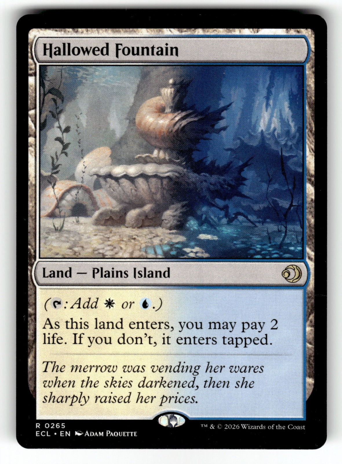Hallowed Fountain – 265 ECL: Lorwyn Eclipsed R NM