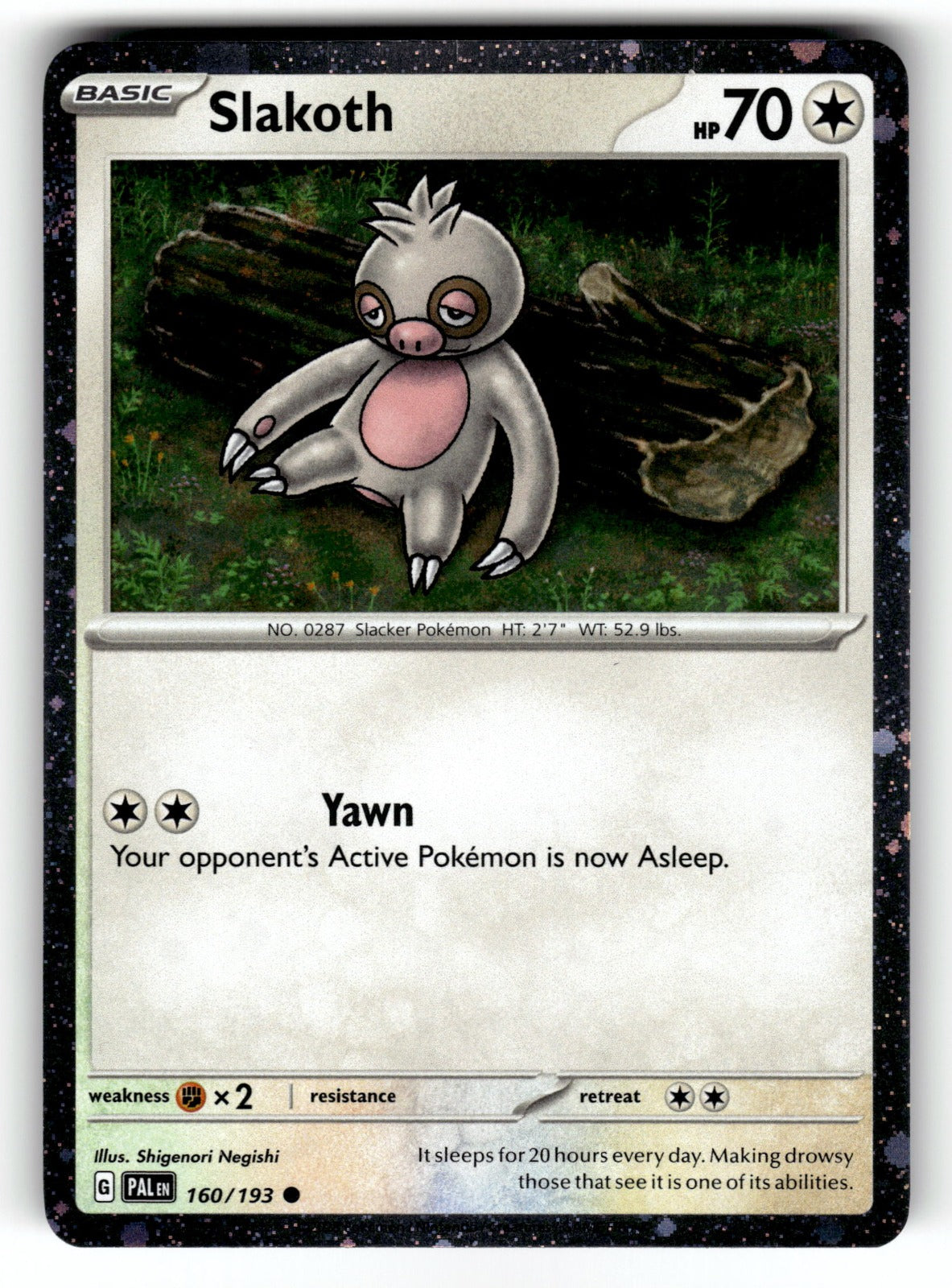 Slakoth (Cosmos Holo) – 160/193 MCAP: Miscellaneous Cards & Products Common Holo LP