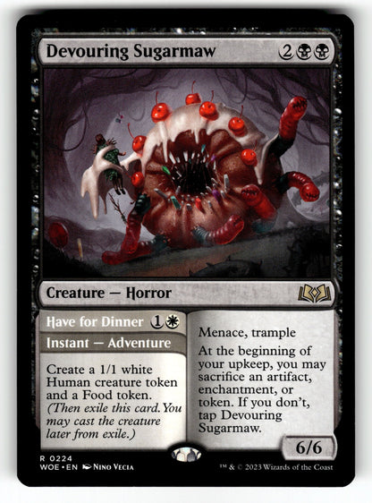 Devouring Sugarmaw – 224 WOE: Wilds of Eldraine R NM