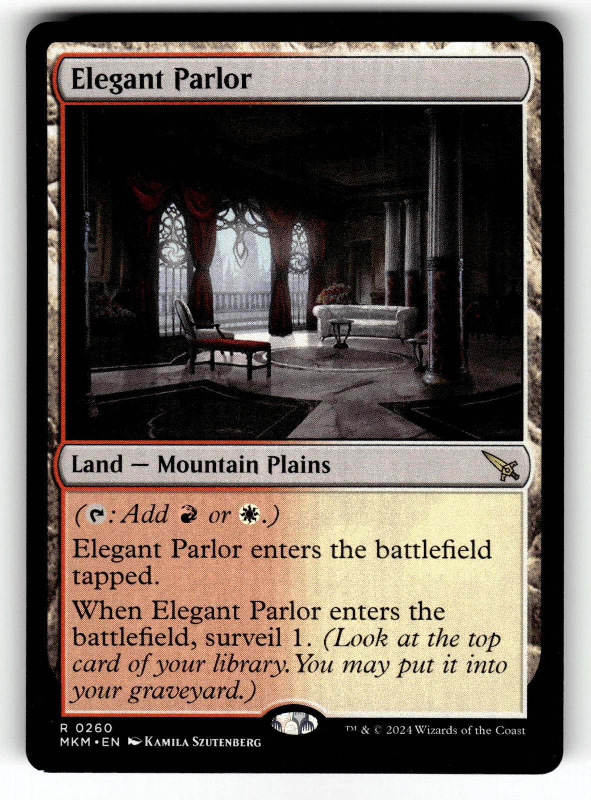 Elegant Parlor – 260 MKM: Murders at Karlov Manor R NM