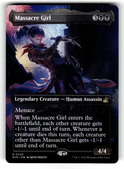 Massacre Girl (Anime Borderless) – 425 RVR: Ravnica Remastered R NM