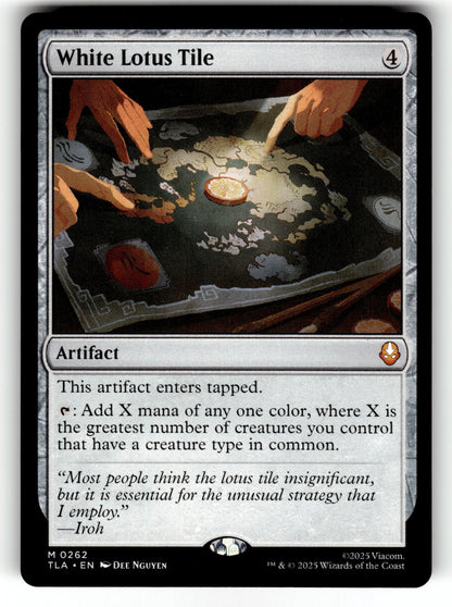 White Lotus Tile – 262 TLA: Avatar: The Last Airbender M NM