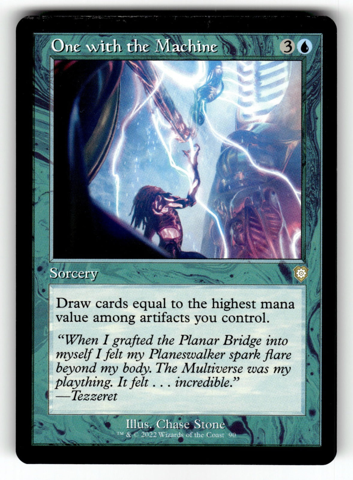 One with the Machine (Retro Frame) – 90 BRC: Commander: The Brothers' War R LP