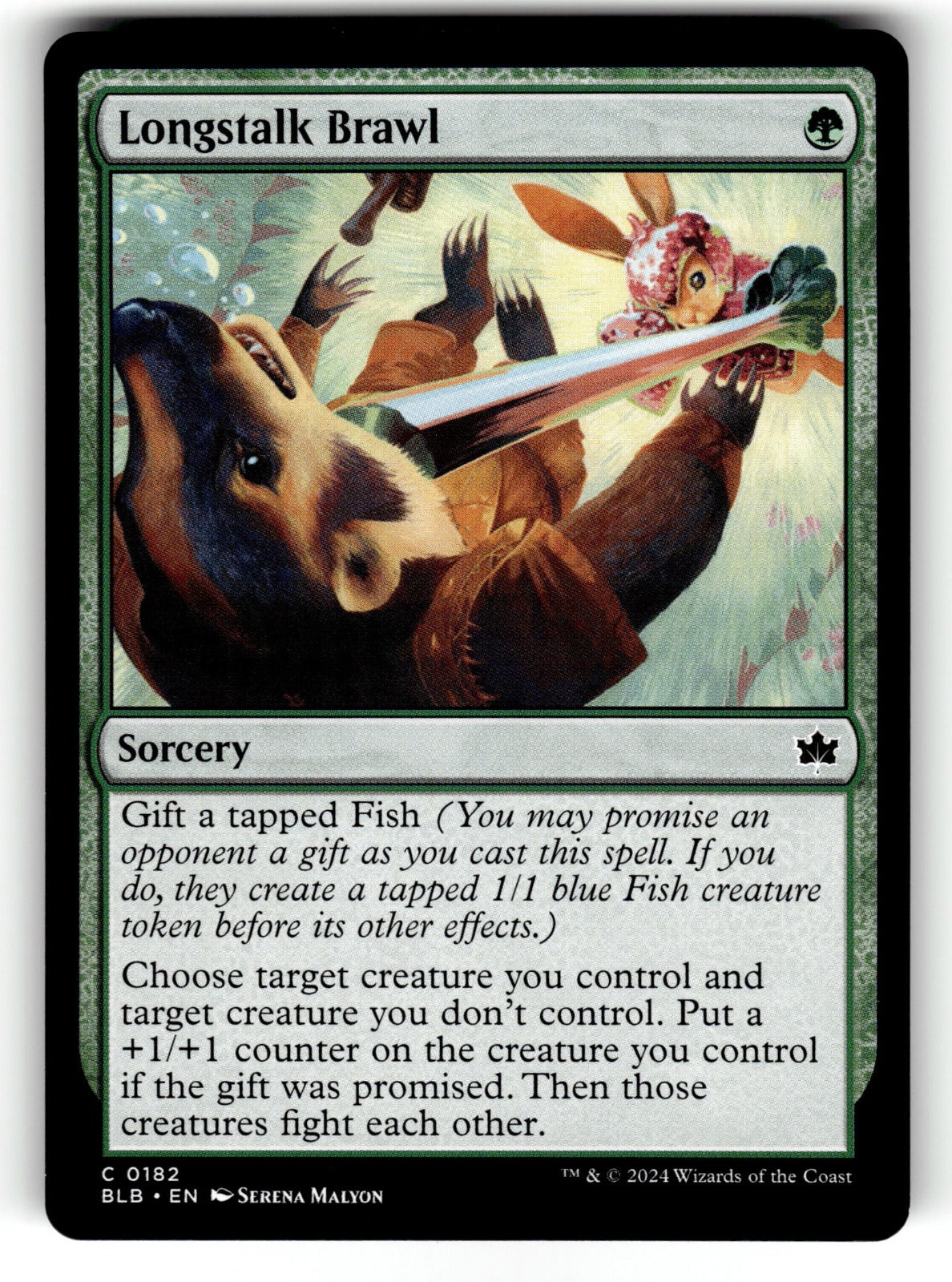 Longstalk Brawl – 182 BLB: Bloomburrow C NM