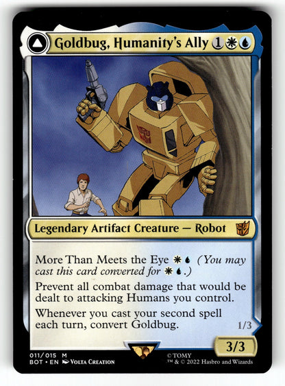 Goldbug, Humanity's Ally – 11 BOT: Universes Beyond: Transformers M NM