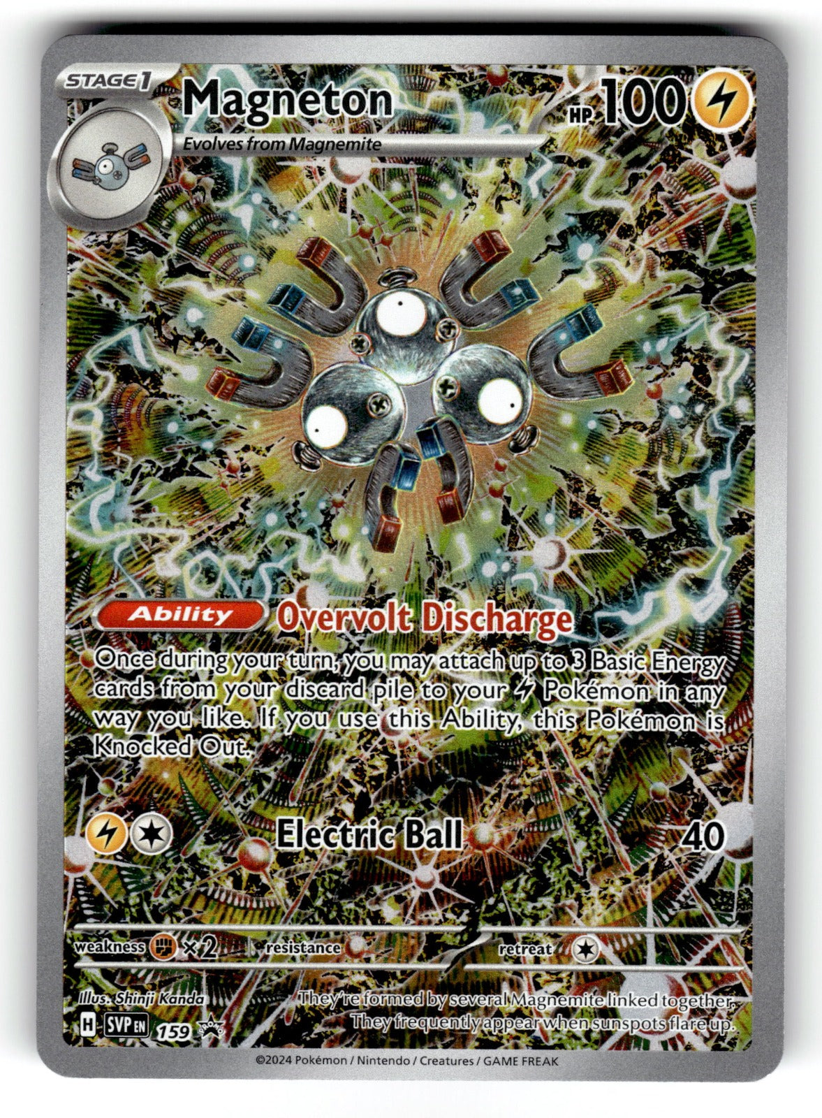 Magneton – 159 SVP: SV: Scarlet & Violet Promo Cards Promo Holo NM