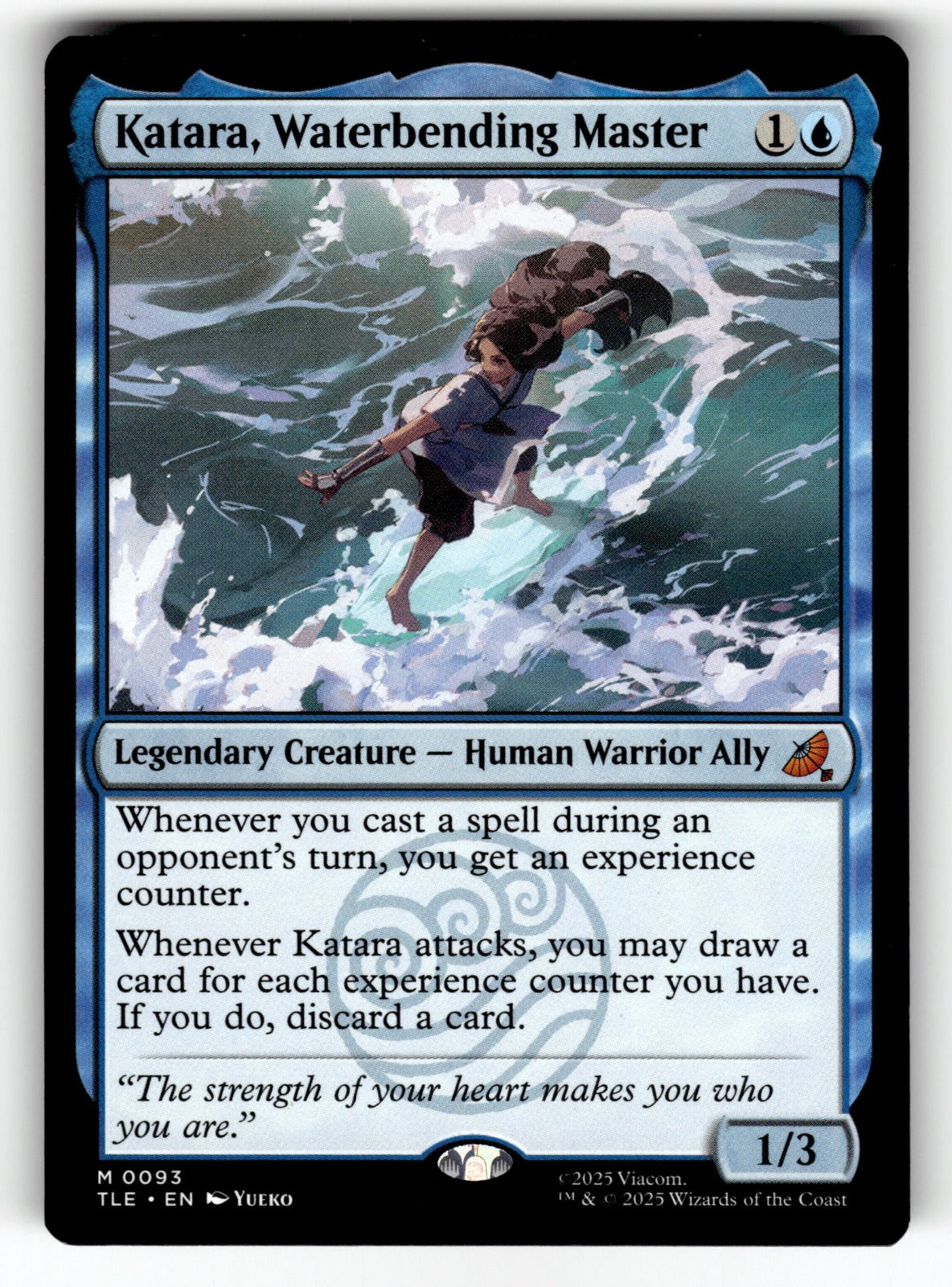Katara, Waterbending Master – 93 TLE: Avatar: The Last Airbender: Eternal-Legal M LP
