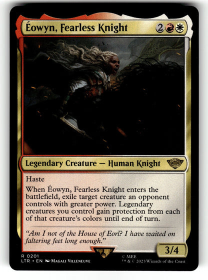 Eowyn, Fearless Knight – 201 LTR: Universes Beyond: The Lord of the Rings: Tales of Middle-earth R NM