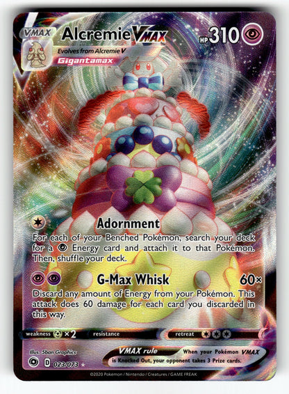 Alcremie VMAX - 23/73 CHP: Champion's Path Ultra Rare Holo NM