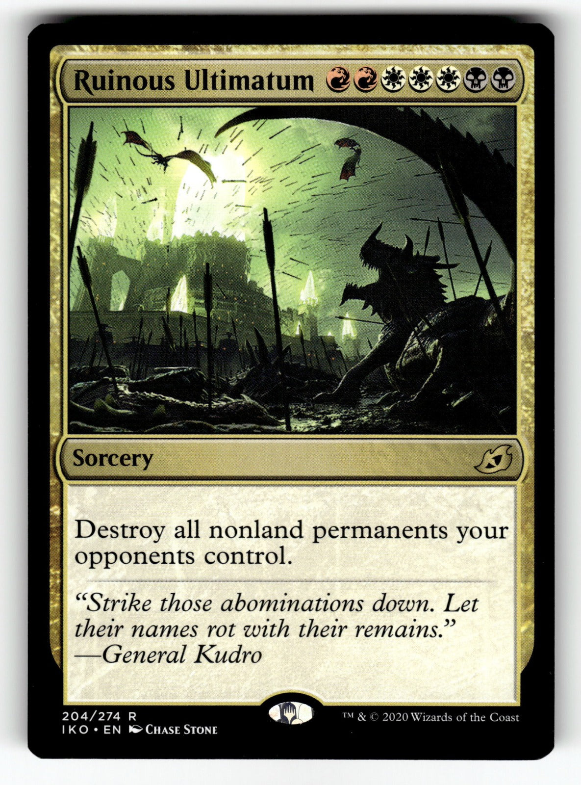 Ruinous Ultimatum – 204 IKO: Ikoria: Lair of Behemoths R NM