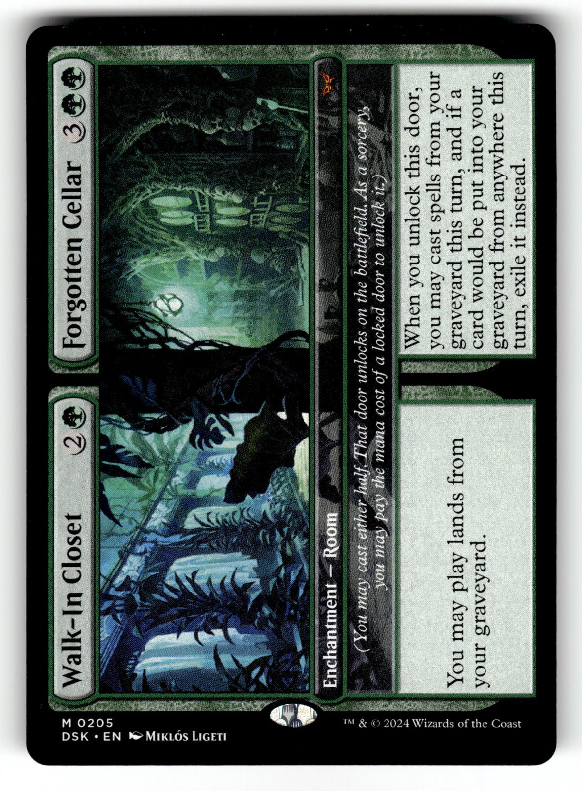 Walk-In Closet // Forgotten Cellar – 205 DSK: Duskmourn: House of Horror M NM