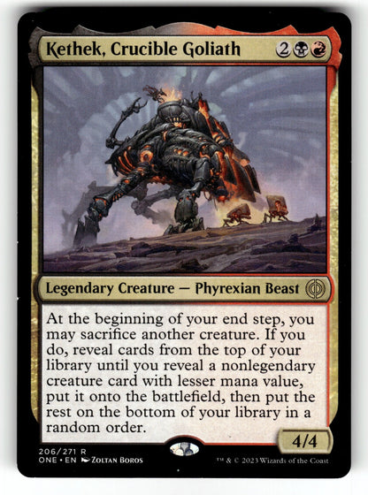 Kethek, Crucible Goliath – 206 ONE: Phyrexia: All Will Be One R NM