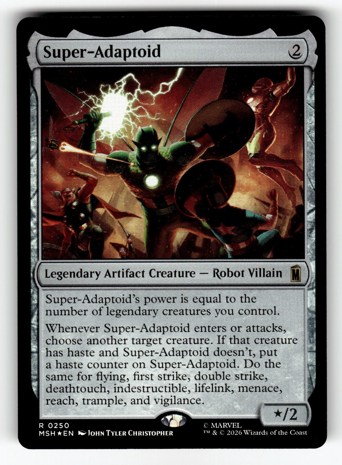 Super-Adaptoid – 250 MSH: Marvel Super Heroes R Foil NM