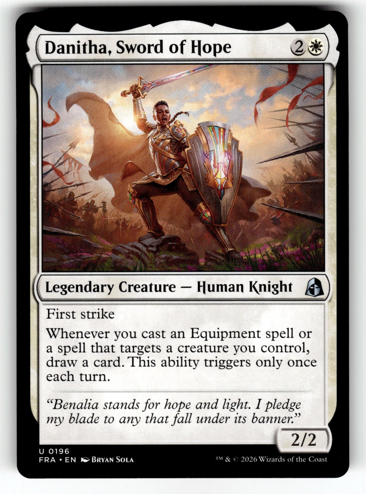 Danitha, Sword of Hope – 196 FRA: Reality Fracture U NM