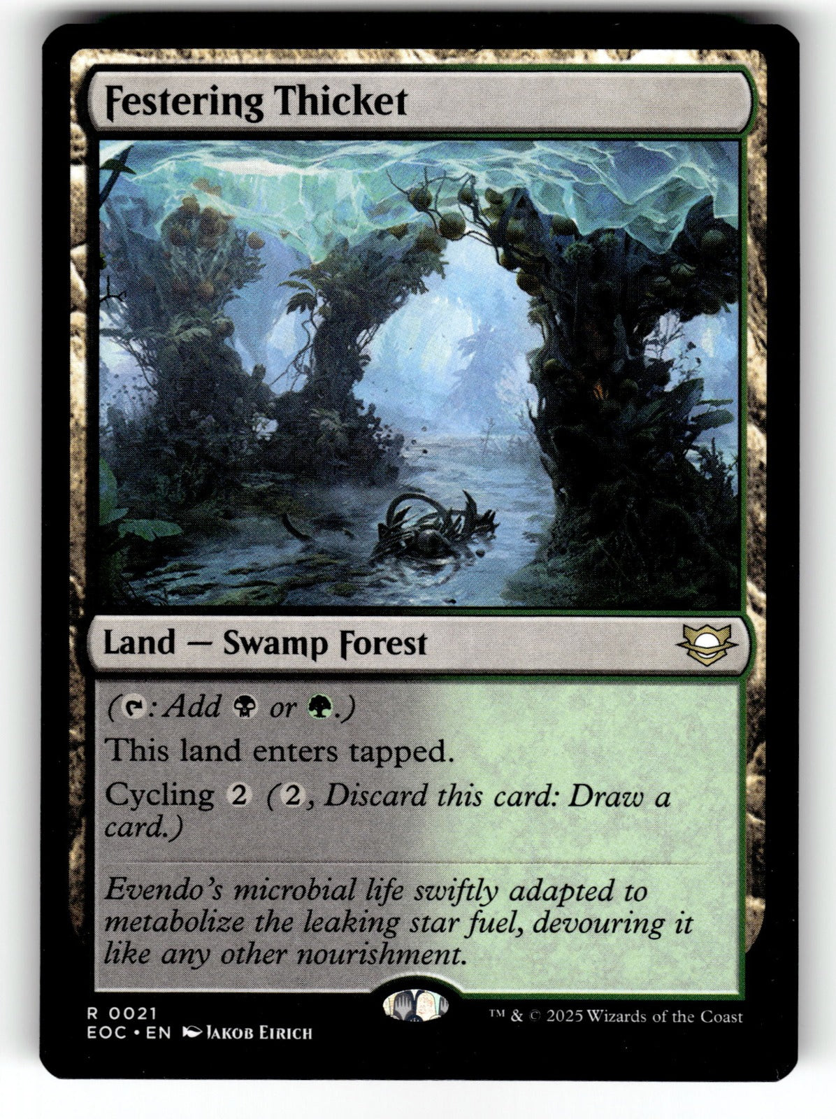 Festering Thicket – 21 EOC: Commander: Edge of Eternities R NM