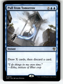 Pull from Tomorrow – 81 DRC: Commander: Aetherdrift R NM