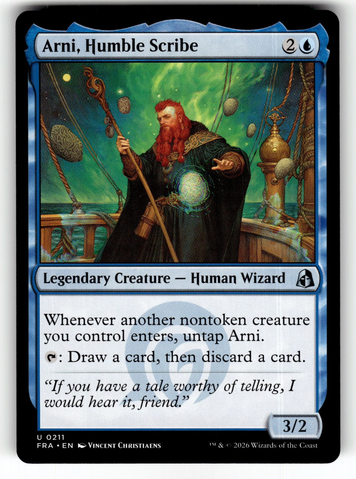 Arni, Humble Scribe – 211 FRA: Reality Fracture U NM