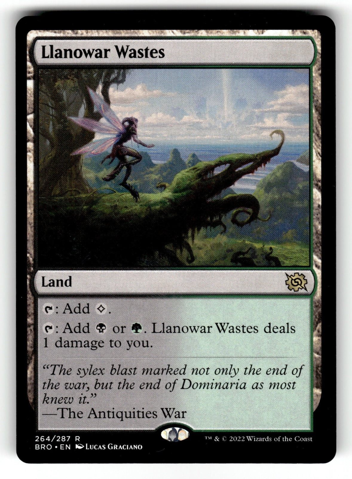 Llanowar Wastes – 264 BRO: The Brothers' War R LP