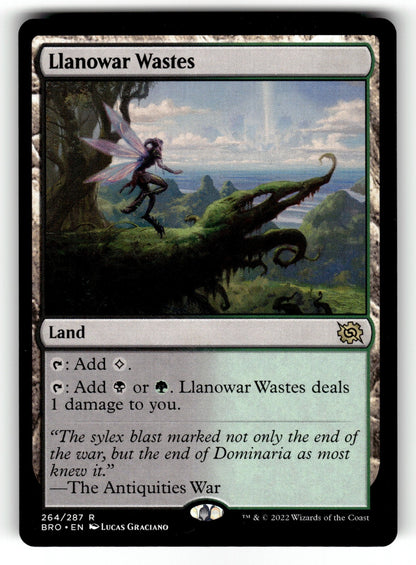 Llanowar Wastes – 264 BRO: The Brothers' War R LP
