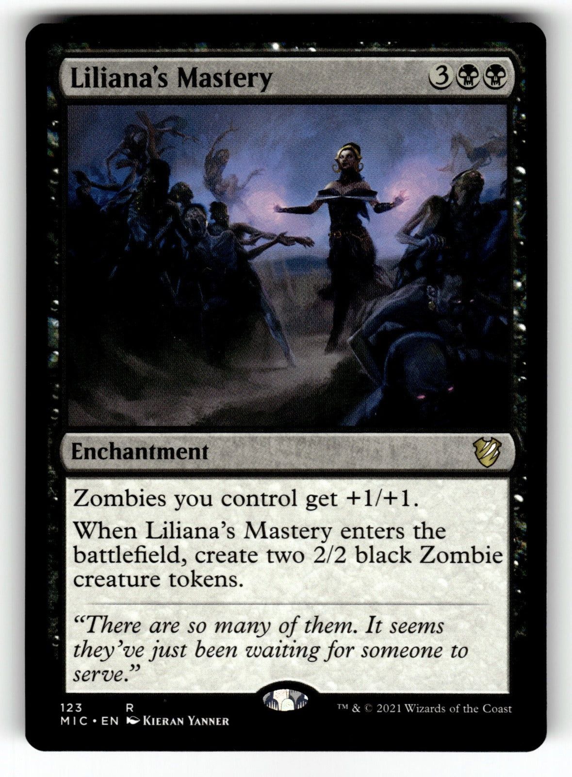 Liliana's Mastery – 123 MIC: Commander: Innistrad: Midnight Hunt R LP