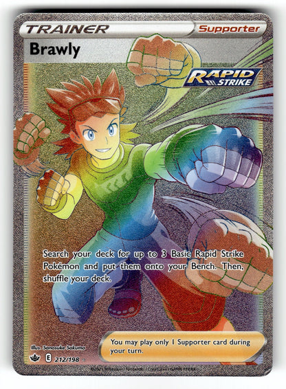 Brawly (Secret) – 212/198 SWSH06: SWSH06: Chilling Reign Secret Rare Holo NM