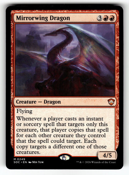 Mirrorwing Dragon – 249 SOC: Commander: Secrets of Strixhaven M NM