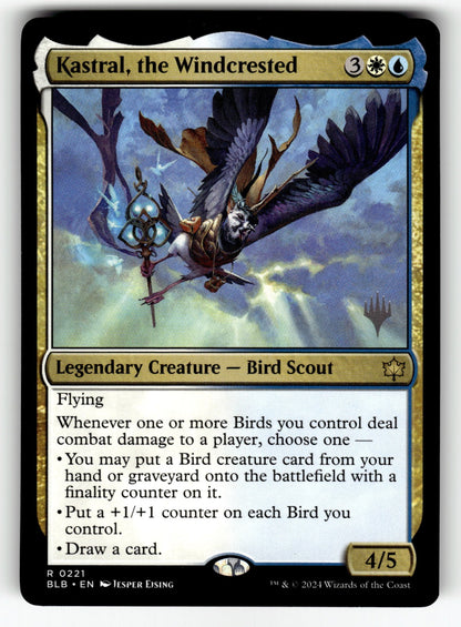Kastral, the Windcrested – 221 PPBLB: Promo Pack: Bloomburrow R NM