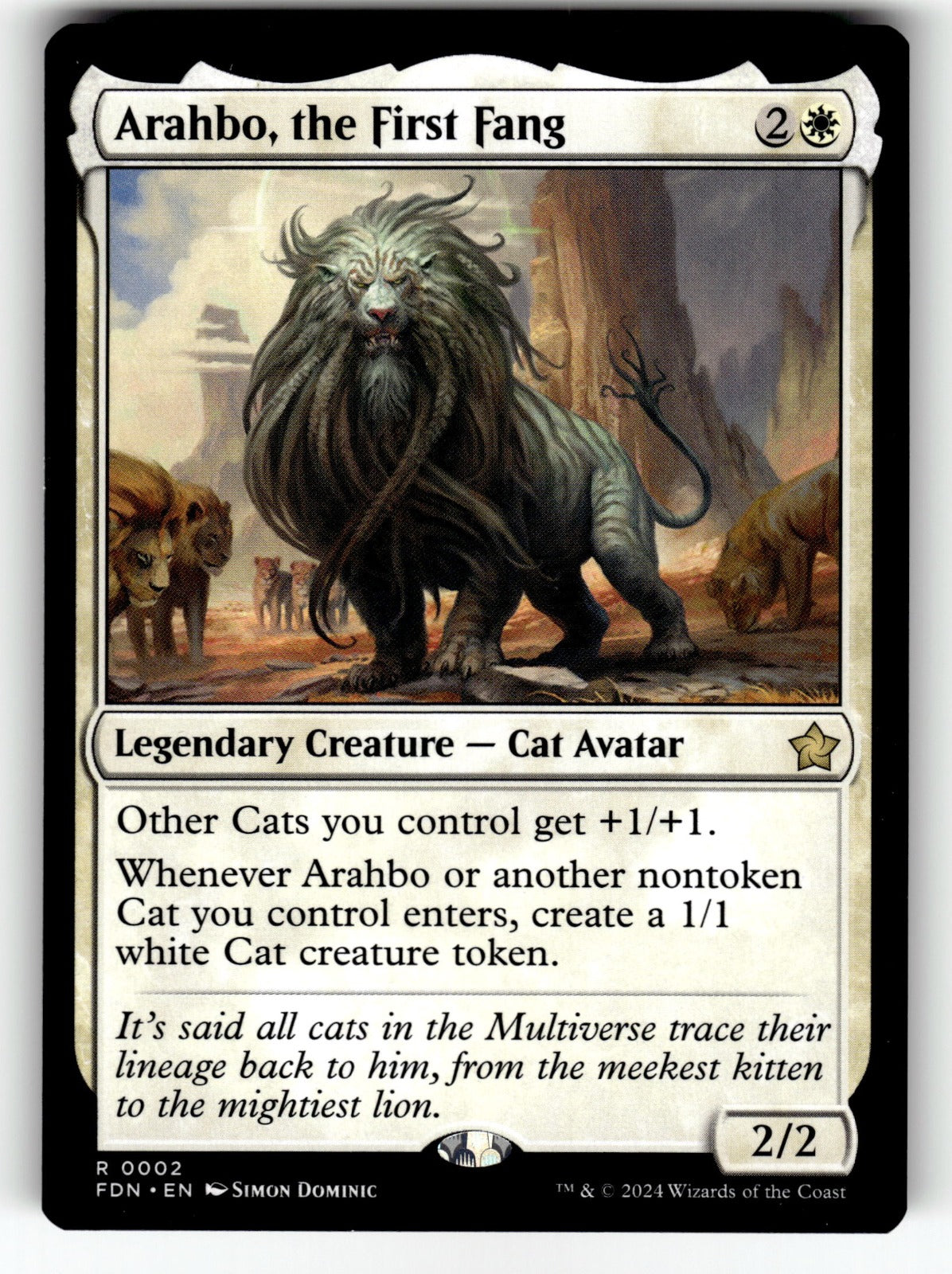 Arahbo, the First Fang – 2 FDN: Foundations R NM