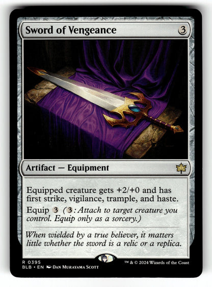 Sword of Vengeance – 395 BLB: Bloomburrow R NM