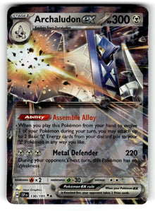 Archaludon ex – 130/191 SSP: SV08: Surging Sparks Double Rare HoloNM