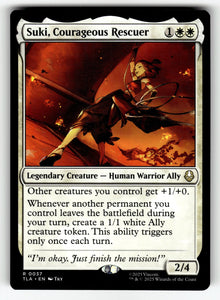 Suki, Courageous Rescuer – 37 TLA: Avatar: The Last Airbender R NM