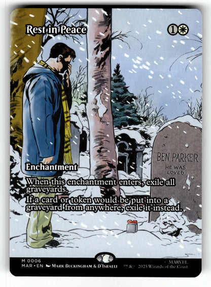 Rest in Peace (Borderless) – 6 MAR: Marvel Universe Eternal-Legal M NM