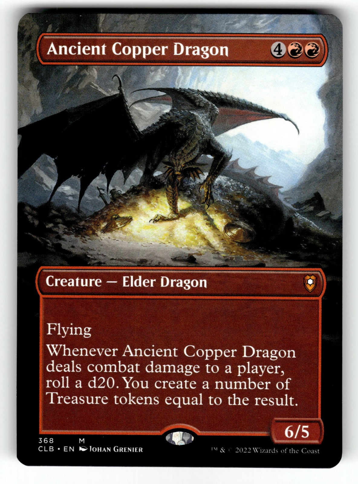 Ancient Copper Dragon (Borderless) – 368 CLB: Commander Legends: Battle for Baldur's Gate M LP